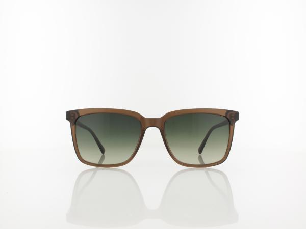 Brilando | Premium S2310 54 | braun transparent / grün grau verlauf 85-65 prozent