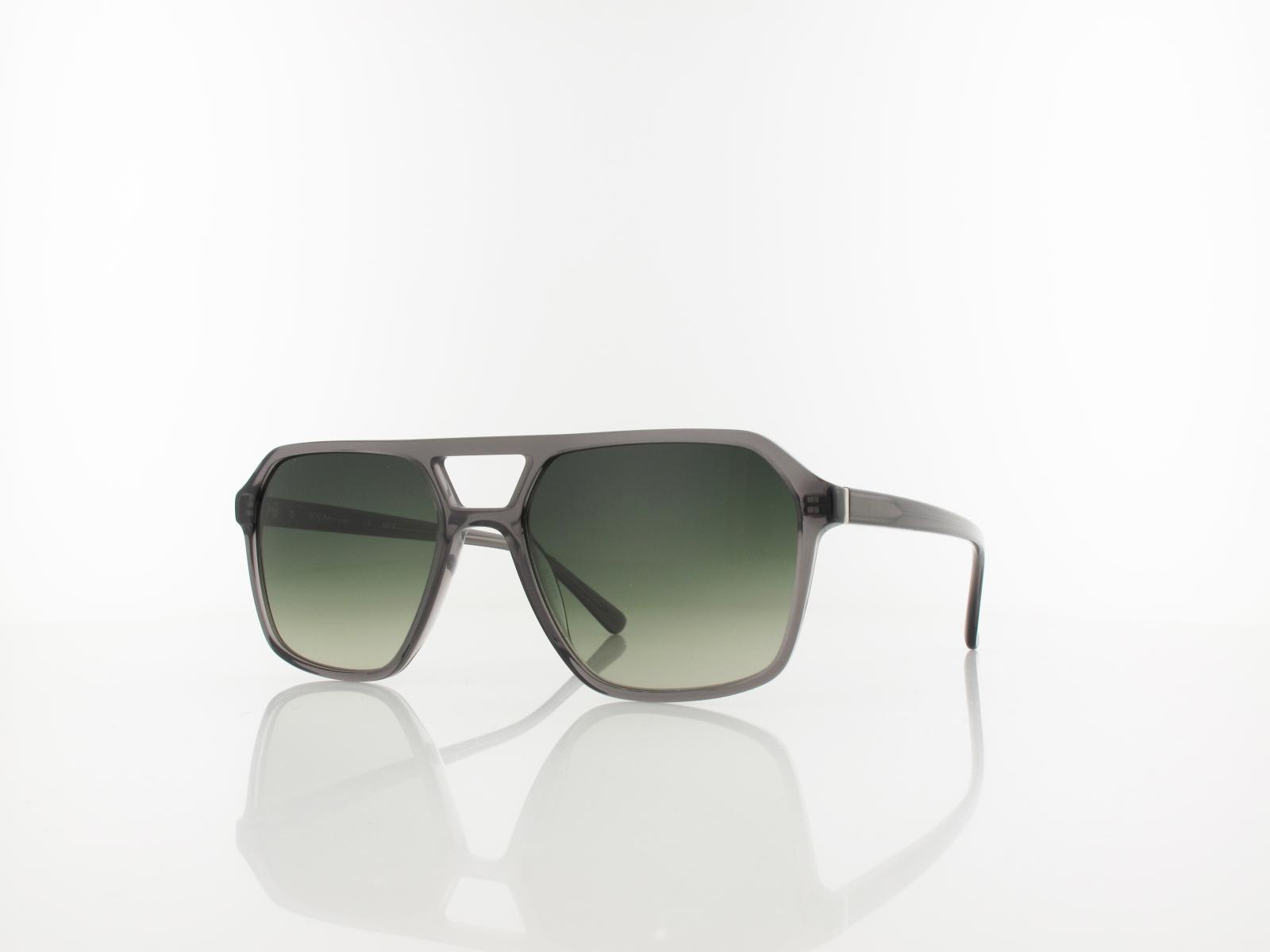 Brilando | Premium S2370 55 | grau transparent / grün grau verlauf 85-65 prozent