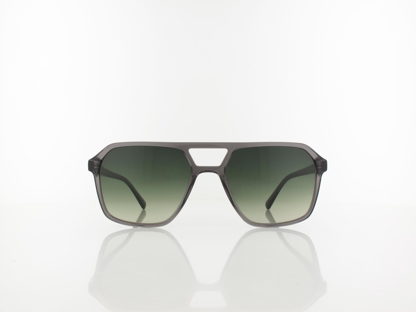 Brilando | Premium S2370 55 | grau transparent / grün grau verlauf 85-65 prozent