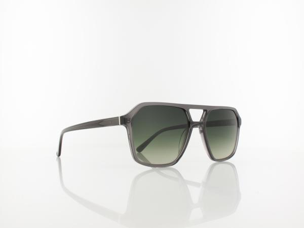 Brilando | Premium S2370 55 | grau transparent / grün grau verlauf 85-65 prozent