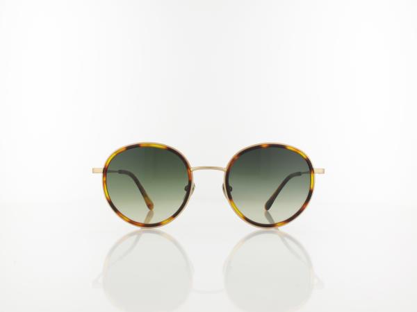 Brilando | Premium  Titan T2310 49 | gold havanna / grün grau verlauf 85-65 prozent