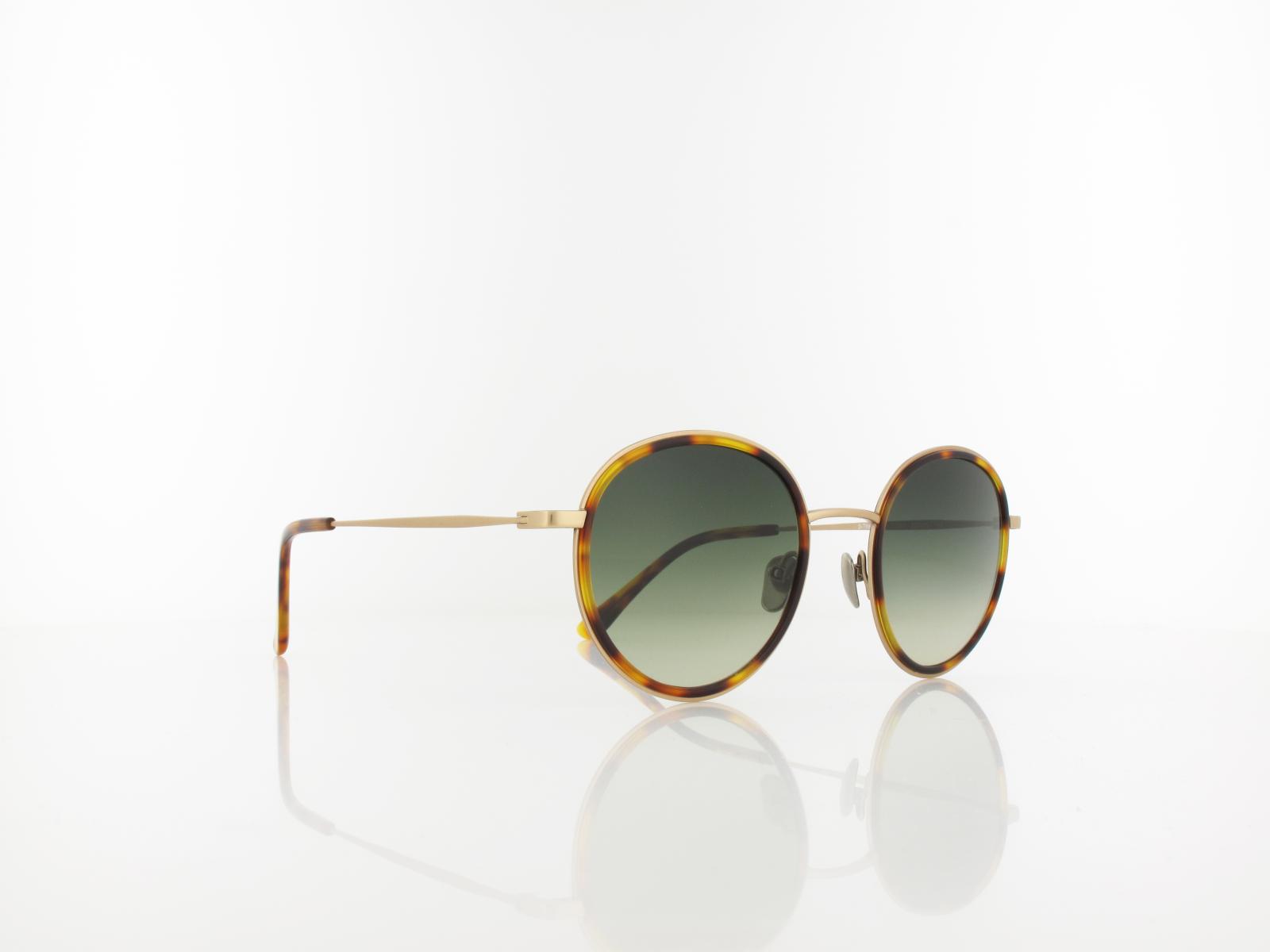 Brilando | Premium  Titan T2310 49 | gold havanna / grün grau verlauf 85-65 prozent