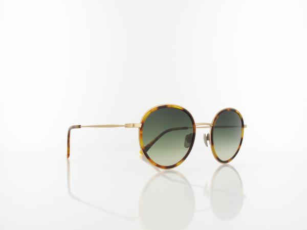 Brilando | Premium  Titan T2310 49 | gold havanna / grün grau verlauf 85-65 prozent