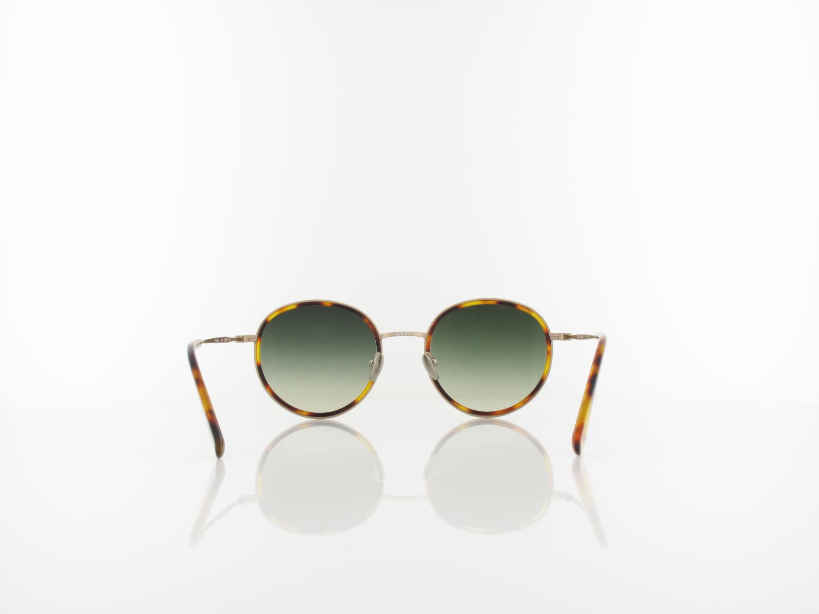 Brilando | Premium  Titan T2310 49 | gold havanna / grün grau verlauf 85-65 prozent