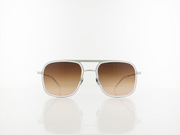 Brilando | Premium  Titan T2380 54 | silber transparent / braun verlauf  85-65 prozent