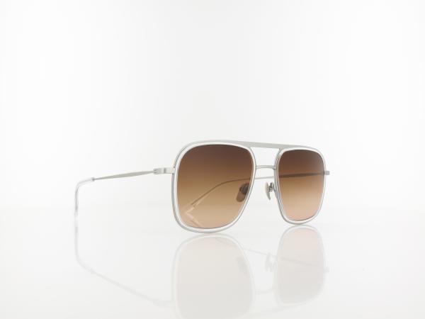 Brilando | Premium  Titan T2380 54 | silber transparent / braun verlauf  85-65 prozent