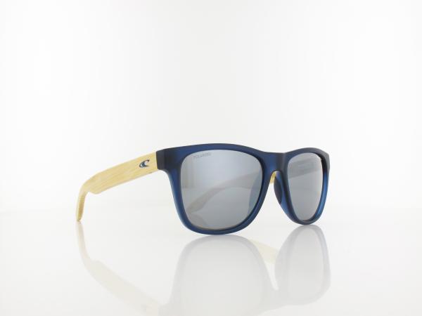 O'Neill | ONS 9016 2.0 106P 55 | matte navy bamboo / smoke silver flash polarized