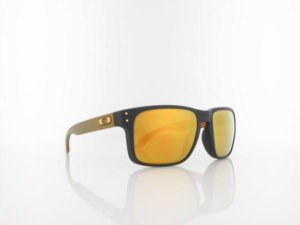 Oakley | Holbrook OO9102 W4 55 | matte carbon / prizm 24k polarized