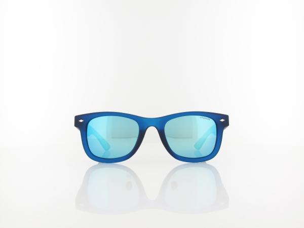 Polaroid | PLD 8009/N UJO/JY 45 | blue transparent / grey blue mirror polarized