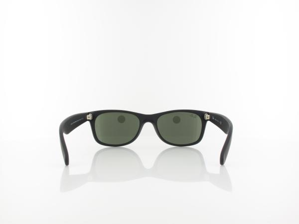 Ray Ban | New Wayfarer RB2132 622/30 52 | rubber black / green mirror silver