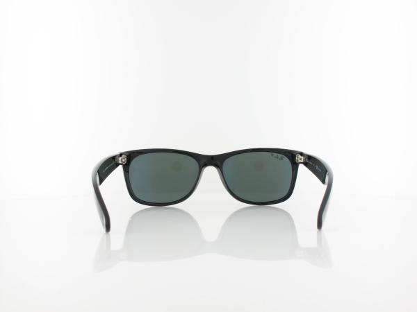 Ray Ban | New Wayfarer RB2132 901/58 58 | polished black / crystal green polarized