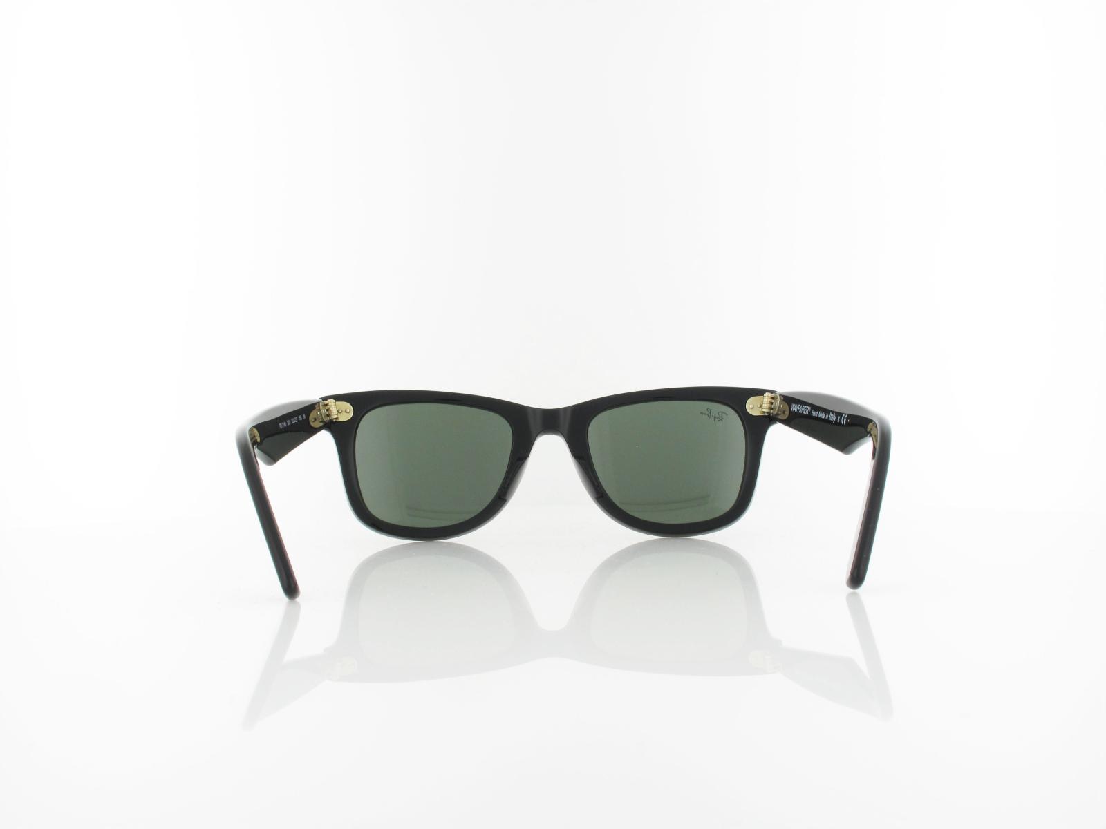 Ray Ban | Original Wayfarer RB2140 901 50 | black / crystal green