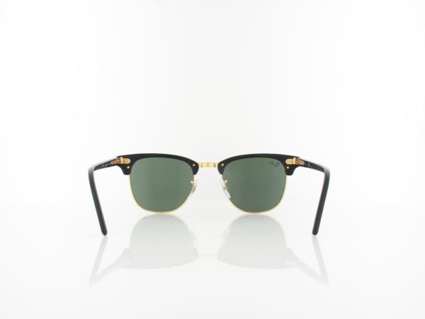 Ray Ban | Clubmaster RB3016 W0365 49 | ebony arista / crystal green