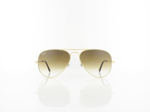 Ray Ban | Aviator Large Metal RB3025 001/51 55 | arista / crystal brown gradient