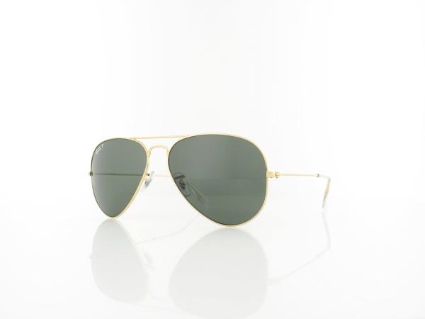 Ray Ban | Aviator Large Metal RB3025 001/58 58 | arista / crystal green pol