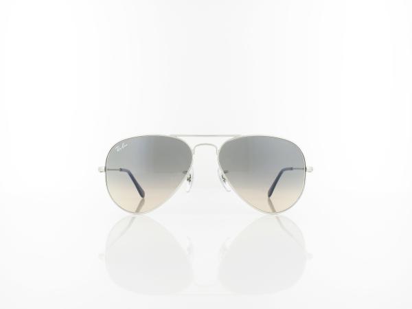 Ray Ban | Aviator Large Metal RB3025 003/32 55 | silver / crystal grey gradient