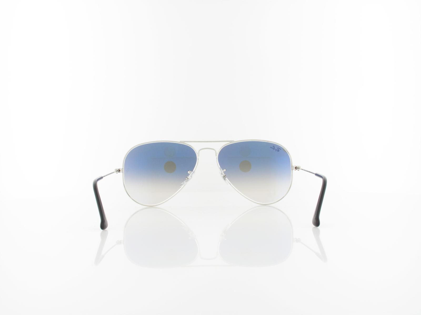 Ray Ban | Aviator Large Metal RB3025 003/32 58 | silver / crystal grey gradient