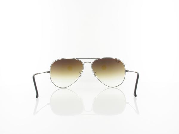 Ray Ban | Aviator Large Metal RB3025 004-51 55 | gunmetal / crystal brown gradient