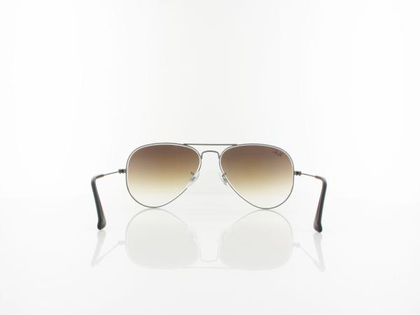 Ray Ban | Aviator Large Metal RB3025 004-51 58 | gunmetal / crystal brown gradient