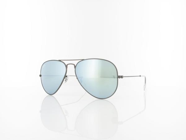 Ray Ban | Aviator Large Metal RB3025 029/30 58 | matte gunmetal / green mirror silver