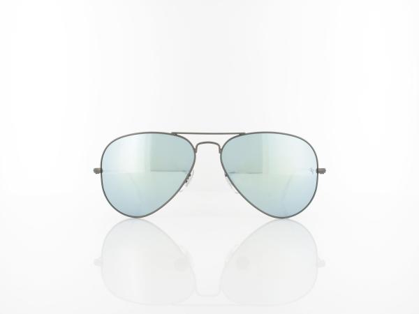 Ray Ban | Aviator Large Metal RB3025 029/30 58 | matte gunmetal / green mirror silver