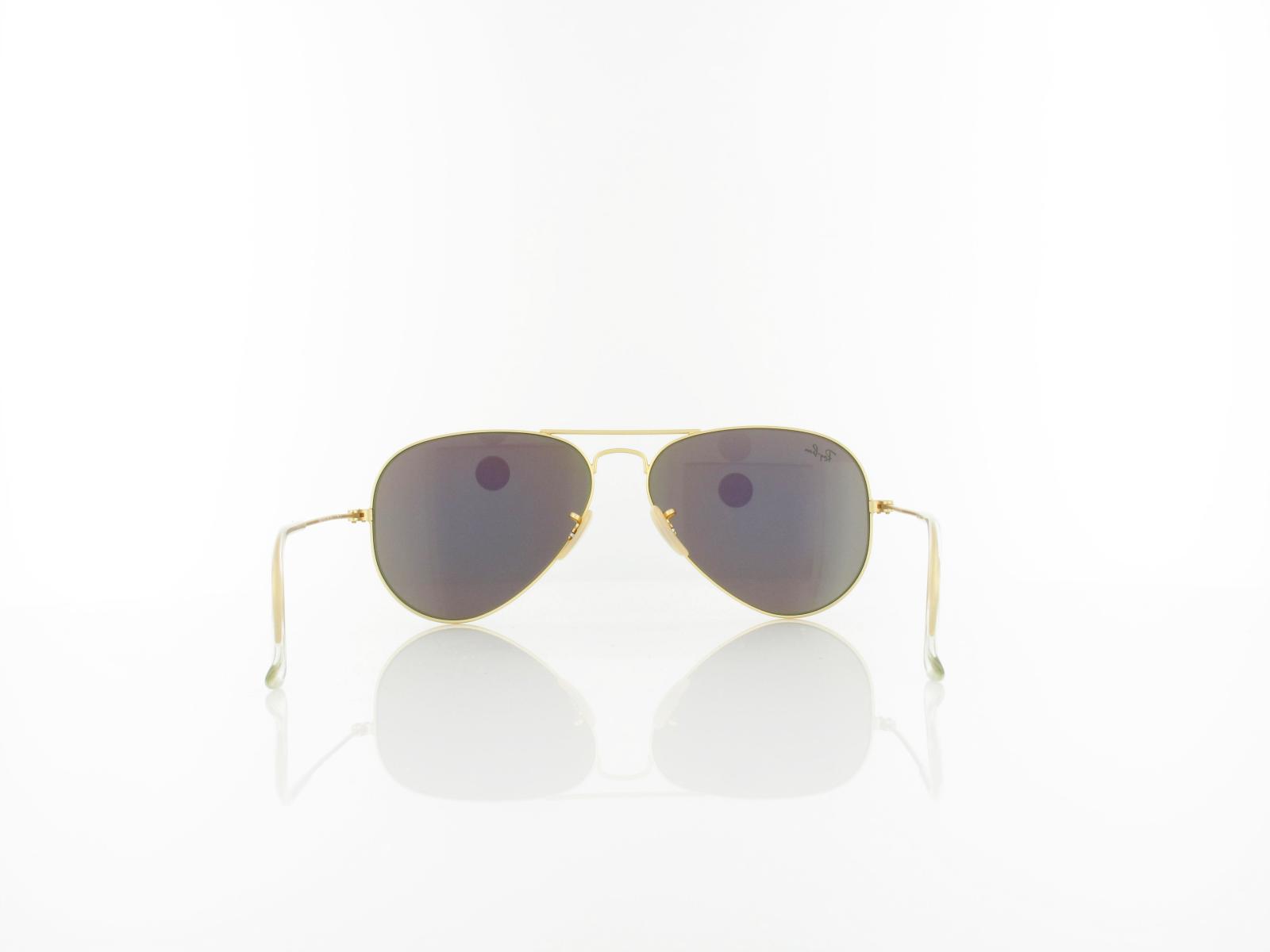 Ray Ban | Aviator Large Metal RB3025 112/19 58 | matte gold / green mirror