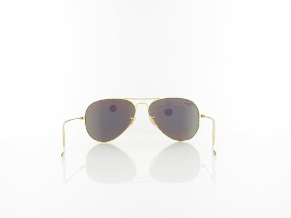 Ray Ban | Aviator Large Metal RB3025 112/19 58 | matte gold / green mirror
