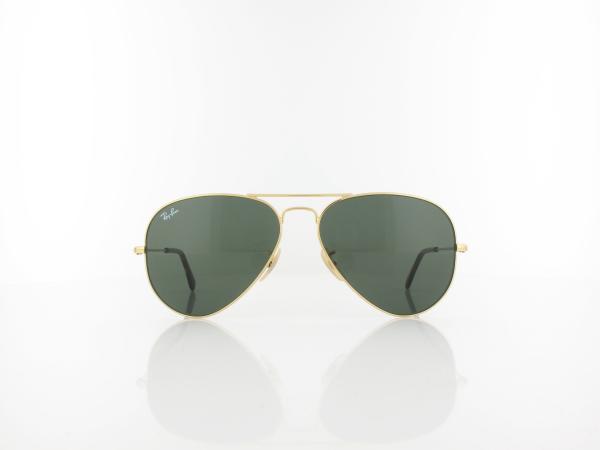 Ray Ban | Aviator Large Metal 181 58 | gold / crystal green