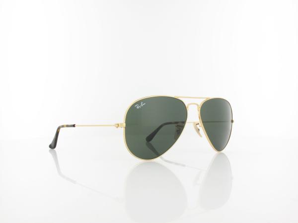 Ray Ban | Aviator Large Metal 181 58 | gold / crystal green