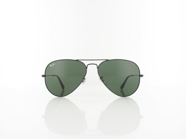 Ray Ban | Aviator Large Metal L2823 58  | black / crystal green