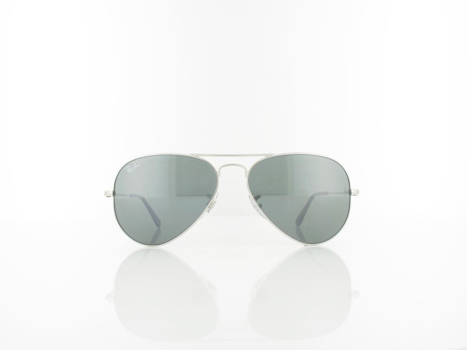 Ray Ban | Aviator Large Metal W3275 55 | silver / crystal grey silver mirror