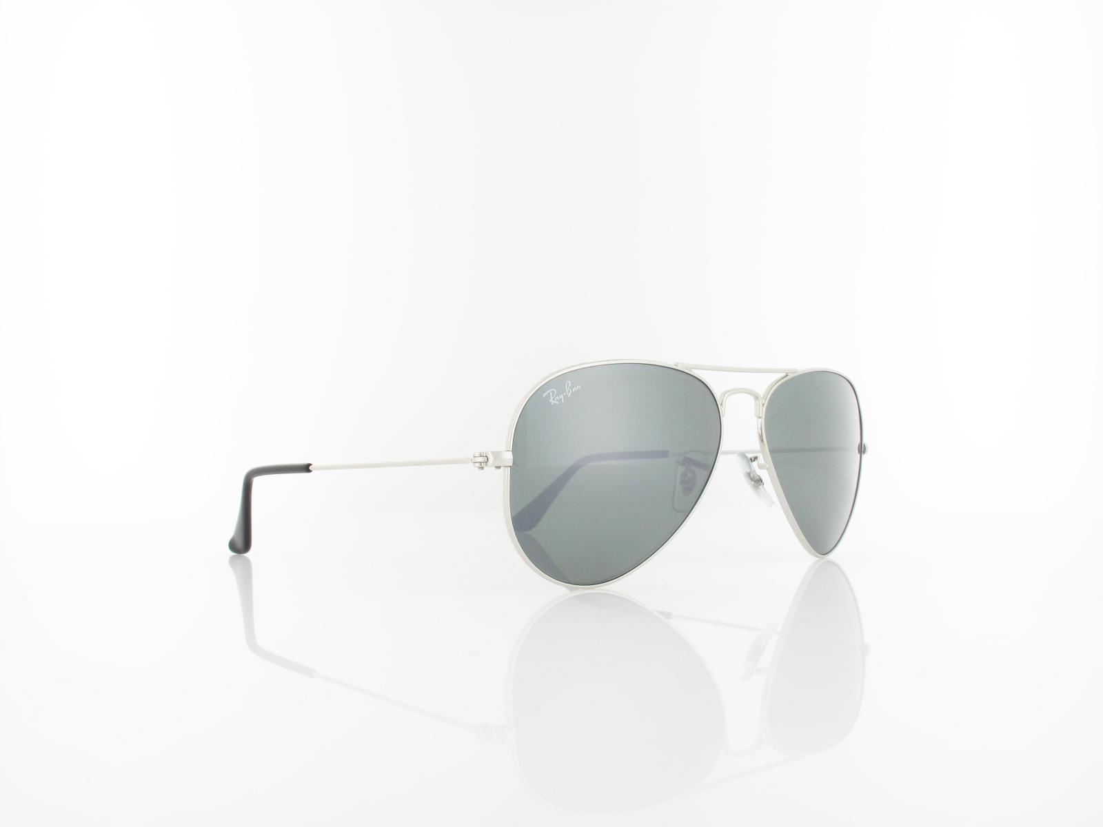 Ray Ban | Aviator Large Metal W3275 55 | silver / crystal grey silver mirror