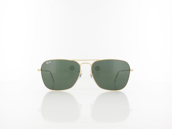 Ray Ban | Caravan RB3136 001 58 | arista / crystal green