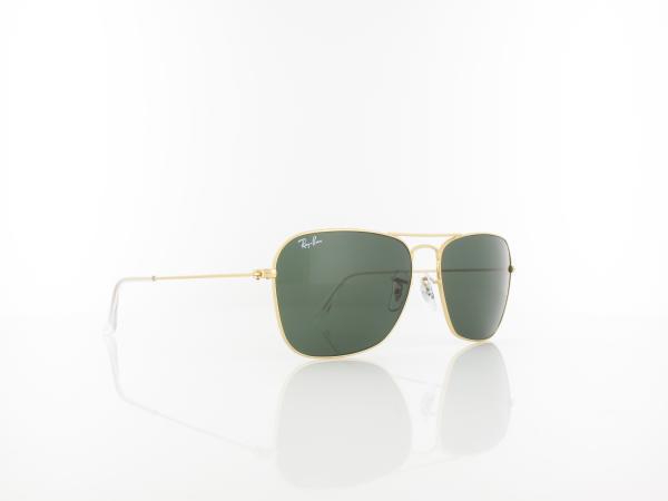 Ray Ban | Caravan RB3136 001 58 | arista / crystal green