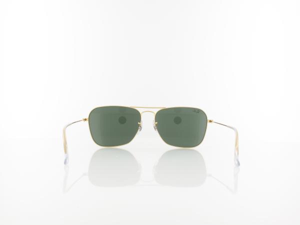 Ray Ban | Caravan RB3136 001 58 | arista / crystal green