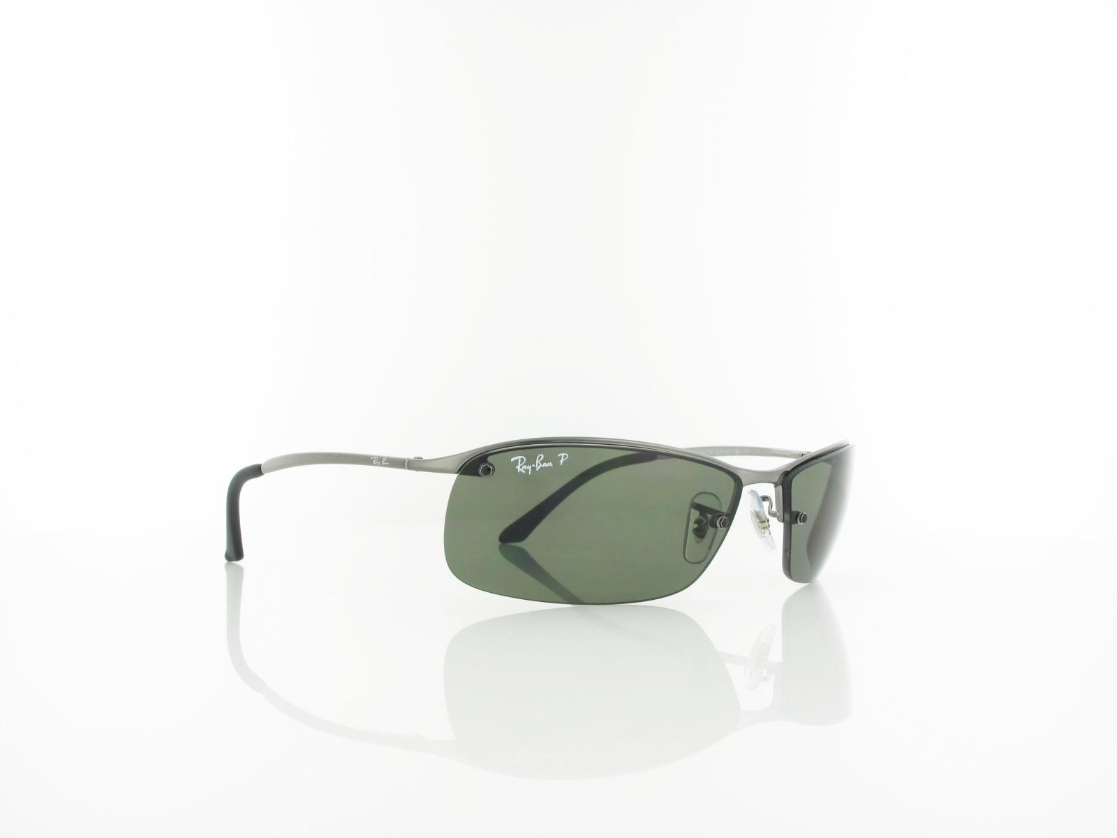 Ray Ban | Top Bar RB3183 004-9A 63 | gunmetal / polar green