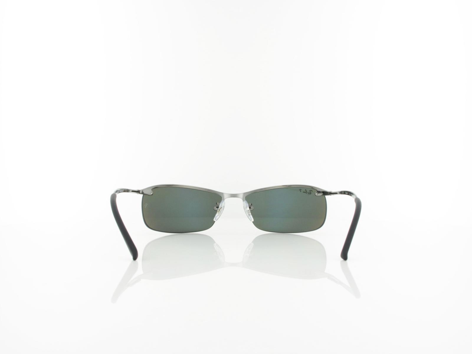 Ray Ban | Top Bar RB3183 004-9A 63 | gunmetal / polar green