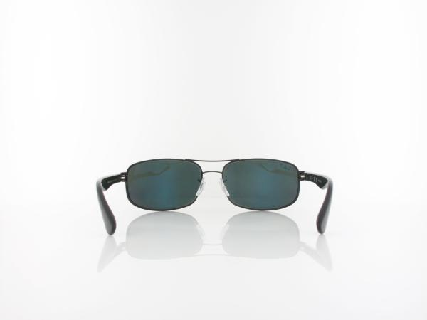 Ray Ban | RB3445 002/58 64 | black / crystal green polarized