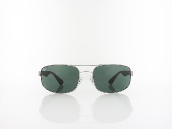 Ray Ban | RB3445 004 61 | shiny gunmetal / green