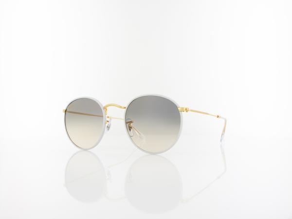 Ray Ban | Round full color RB3447JM 919632 50 | grey on legend gold / light grey gradient