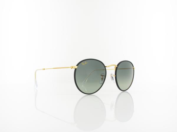 Ray Ban | Round full color RB3447JM 919671 50 | black on legend gold / dark grey gradient