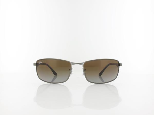 Ray Ban | RB3498 029/T5 61 | matte gunmetal / grey gradient brown polar