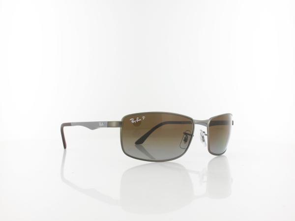 Ray Ban | RB3498 029/T5 61 | matte gunmetal / grey gradient brown polar