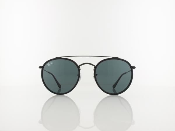 Ray Ban | Round Double Bridge RB3647N 002/R5 51 | black / blue