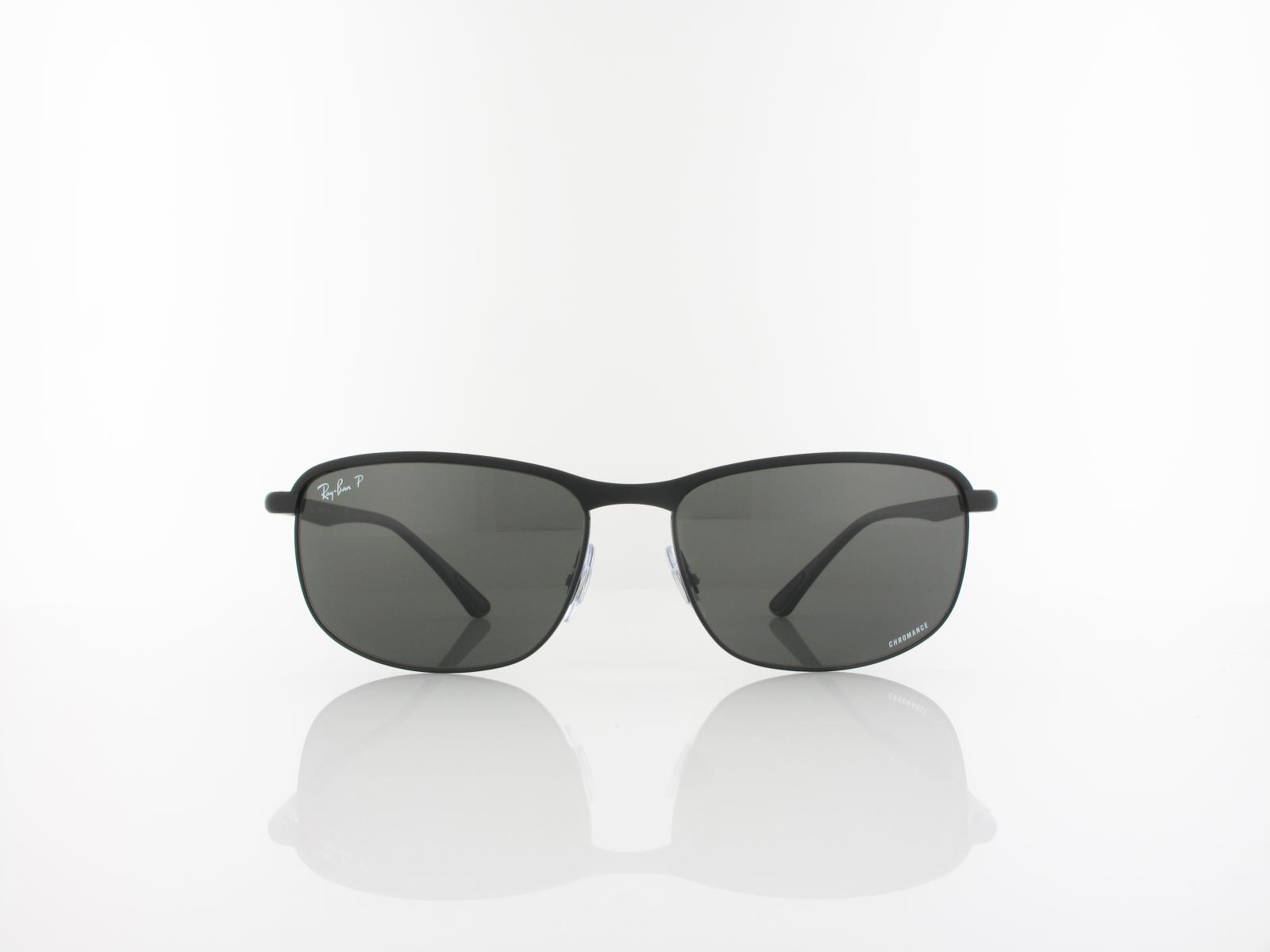 Ray Ban | Chromance RB3671CH 186/K8 60 | black on black / chromance dark grey polarized