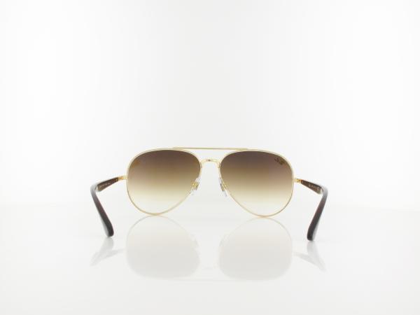 Ray Ban | RB3675 001/51 58 | arista brown / light brown gradient