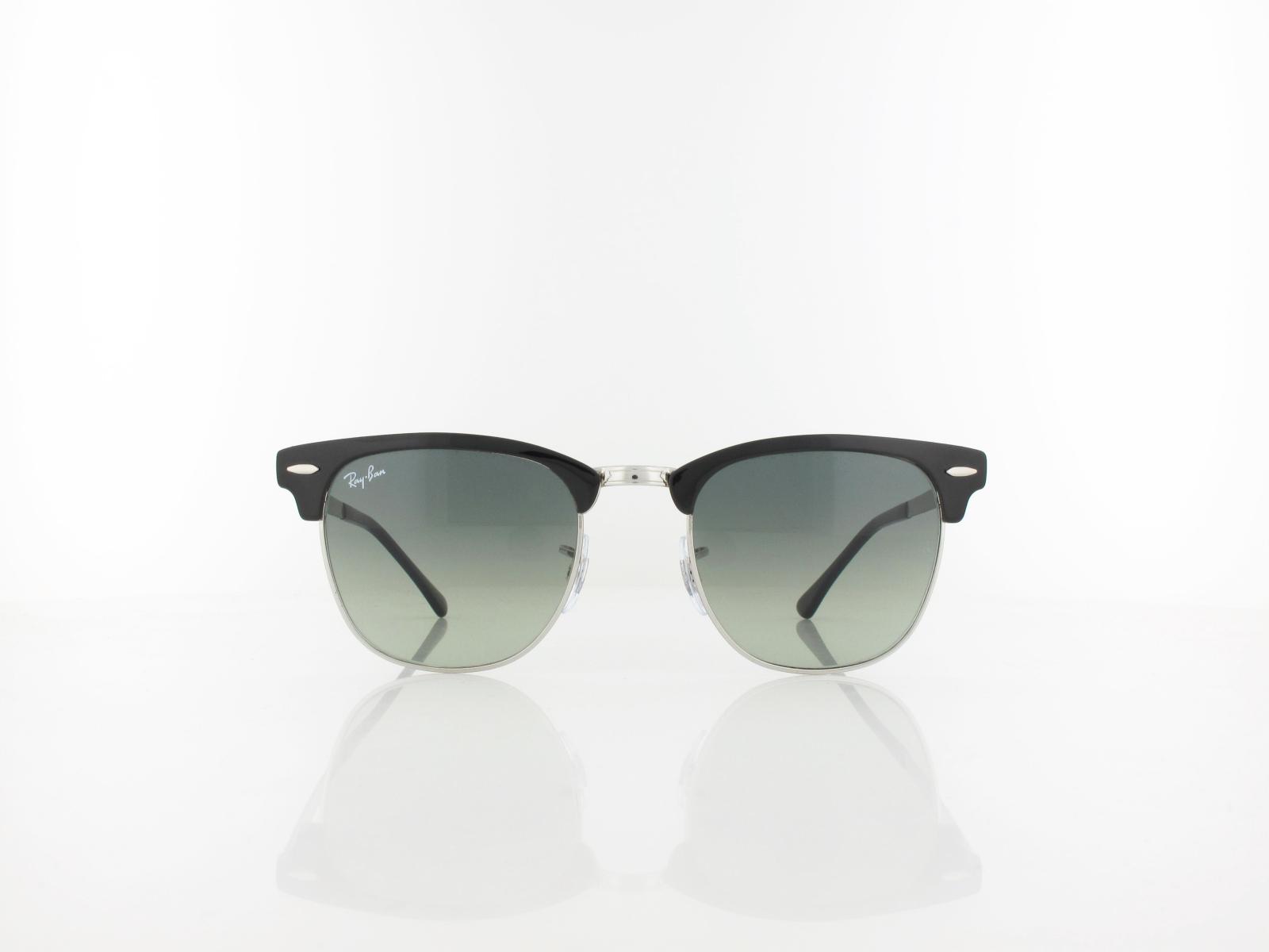 Ray Ban | Clubmaster Metal RB3716 900471 51 | silver top black / light grey gradient dark grey