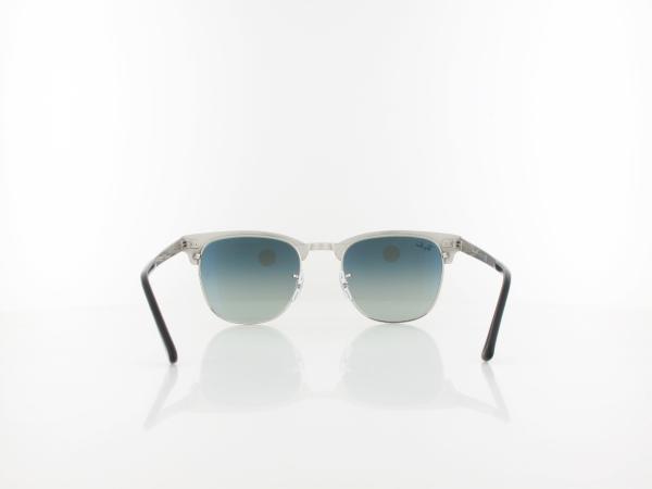 Ray Ban | Clubmaster Metal RB3716 900471 51 | silver top black / light grey gradient dark grey
