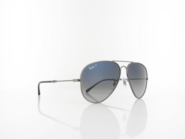 Ray Ban | OLD AVIATOR RB3825 478 58 | gunmetal / blue gradient polar