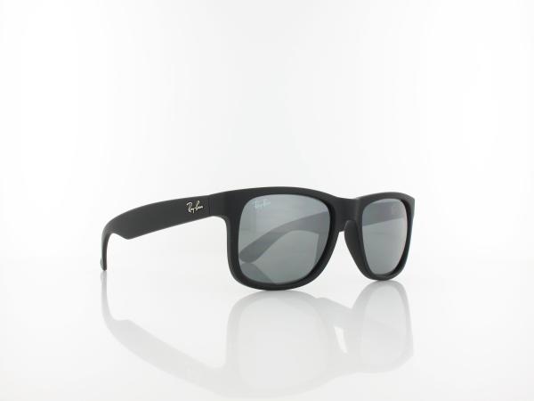 Ray Ban | Justin RB4165 622/6G 51 | rubber black / grey mirror silver